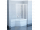 Ravak VS3 100 vaňová zástena, trojdielne sklápacie dvere, Biela, číre sklo