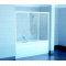 Ravak AVDP3-150 vaňová zástena, posuvné trojdielne dvere, Biele, výplň vzor Rain