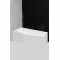 Roth Vaňová zástena SCREEN MINI 65x140cm, obojstranne otvárateľná,číre sklo,chróm