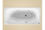 Santech SOFA obdĺžniková masážna vaňa 182x85 L Comfort +kúpeľový olej Panpuri ZADARMO