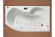 Santech VEGA asymetrická masážna vaňa 150x90 P Comfort +kúpeľový olej Panpuri ZADARMO