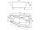Polysan EVIA rohová asymetrická vaňa, 170x100x47cm, 255l, biela, pravá