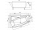 Polysan EVIA rohová asymetrická vaňa, 160x100x47cm, 230l, biela, ľavá