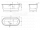 Knief NEO voľne stojaca akrylátová vaňa 170x80x60cm, 210l, biela