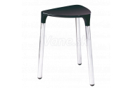Gedy YANNIS kúpeľňová stolička, 37x43,5x32,3 cm, čierna