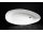 Sapho RITA XL gelco-elipsie voľne stojaca vaňa liaty mramor 170x70x62 cm biela lesk