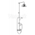 Sapho VIENNA sprchový stĺp s pák. batériou, mydeľnička, v. 1291mm, chróm