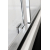 Polysan LUCIS LINE štvrťkruhová sprchová zástena, 1000x1000mm, R550, číre sklo
