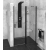 Polysan ZOOM LINE BLACK sprchové dvere 1300mm, číre sklo