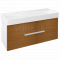 Sapho MEDIENA umývadlová skrinka 117x50,5x48,5cm, biela matná/dub natural