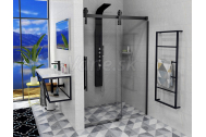 Gelco VOLCANO BLACK sprchové dvere 1800 mm, číre sklo