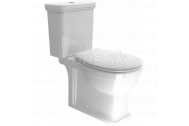 GSI CLASSIC WC kombi, spodný/zadný odpad, biela