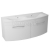 Sapho JULIE umývadlová skrinka 150x60x50cm, dvojumývadlo ARAS, biela