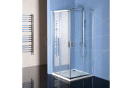 Polysan EASY LINE štvorcová sprchová zástena 800x800mm, posuv, chrom, číre sklo