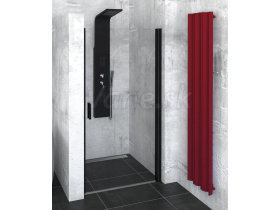 Polysan ZOOM LINE BLACK sprchové dvere 900mm, číre sklo