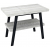 Sapho TWIGA umývadlový stolík 100x72x50 cm, čierna matná/dub starobiely