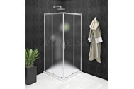 Gelco SIGMA SIMPLY štvorcová sprchová zástena 800x800 mm, rohový vstup, Brick sklo