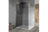Gelco VARIO CHROME Walk-in sprchová zástena inšt. k stene, dymové sklo, 1400 mm+1x profil