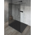 Gelco VARIO BLACK Walk-in sprchová zástena do priestoru, dymove sklo, 1100 mm+2x vzpera
