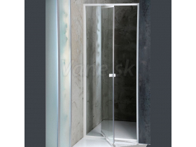Aqualine AMICO sprchové dvere výklopné 1040-1220x1850mm, číre sklo