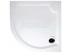 Gelco VIVA90 sprchová vanička z liateho mramoru, štvrťkruh, 90x90x4cm, R550