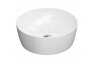 GSI SAND keramické umývadlo na dosku, priemer 40 cm, biela ExtraGlaze