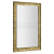 Sapho BERGARA zrkadlo v drevenom ráme 642x1042mm, zlatá