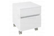 Sapho AVICE kontajner na kolieskach, 2x zásuvka 45x57x48,5cm, biela (AV063)