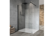 Gelco VARIO BLACK Walk-in sprchová zástena inšt. k stene, číre sklo, 900 mm+1x profil