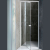 Aqualine AMICO sprchové dvere výklopné 740-820x1850 mm, číre sklo