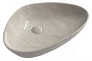 Sapho DALMA keramické umývadlo 58,5x14x39 cm, marfil