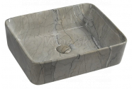 Sapho DALMA keramické umývadlo 48x13x38 cm, grigio