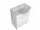 Aqualine KERAMIA FRESH umývadlová skrinka 60,6x74x33,7cm, biela