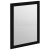 Sapho TREOS zrkadlo v ráme 750x500x28mm, čierna matná (TS751)