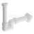 Sapho Umývadlový sifón s prevlečnou matkou 5/4' nízky, odpad 40mm, plast