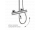 Mereo Termostatická nástenná vaňová batéria s hadicou,ručnou a tanierovou hranatou sprchou