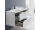 Mereo Bino, kúpeľňová skrinka s keramickým umývadlom 121 cm, biela/dub
