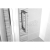 Mereo Sprchový kút, Lima, štvorec, 90 cm, chrom ALU, sklo Čiré, dvere lietacie