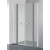 Arttec COMFORT F11 Sprchové lietacie dvere do niky 128-133 x 195 cm,sklo Číre,rám Chróm