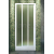 Aquatek ROYAL B3 Sprchové dvere do niky 100x185cm, posuvné, biele, sklo grapé