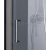 Aquatek DYNAMIC B2 Sprchové dvere do niky 125x195cm, ĽAVÉ, posuvné dv., chróm, grape