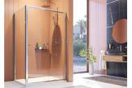 Aquatek FAMILY R33 Rohový sprchový kút 120x90x190cm, posuvné dvere, chróm, sklo číre