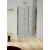 Hopa forte DUO výkyvné sprchové dvere 87x190 cm, rám leštený hliník, sklo číre, pravé