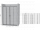 Ravak BLDP4-160, 4-dielne sprchové dvere do niky, posuvné, 160x190 Satin,Transp +vešiak
