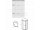 Ravak BLCP4-80 SABINA štvrťkruh sprchový kút 80x80x175cmR50 posuvné dv,Biela,Transp+vešiak