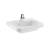 RAVAK 10° umývadlo 550 white s otvormi, 55x45 cm, liaty mramor + výpusť ClickClack