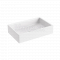RAVAK Umývadlo FORMY 01 50x39 D biele, bez prepadu + výpusť