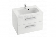 Ravak CHROME II SD 600 umývadlová skrinka capuccino/biela lesklá,do kúpeľne + vešiak