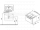 Ravak CHROME II SD 800 umývadlová skrinka biela/biela lesklá,do kúpeľne + vešiak