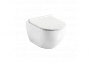 Ravak CHROME UNI WC závesné RimOff 353x510x342mm, Biele, X01535